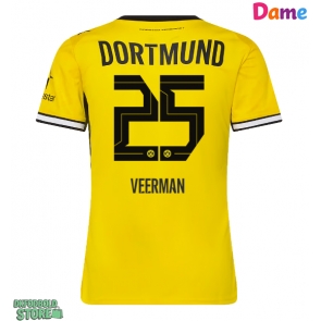 Borussia Dortmund Joey Veerman #25 Replika Hjemmebanetrøje Dame 2026-27 Kortærmet